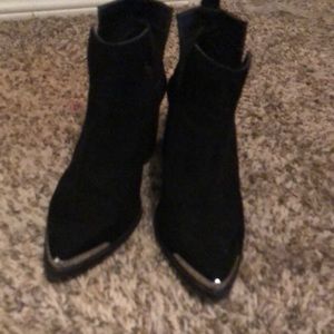 Black Swede bootie